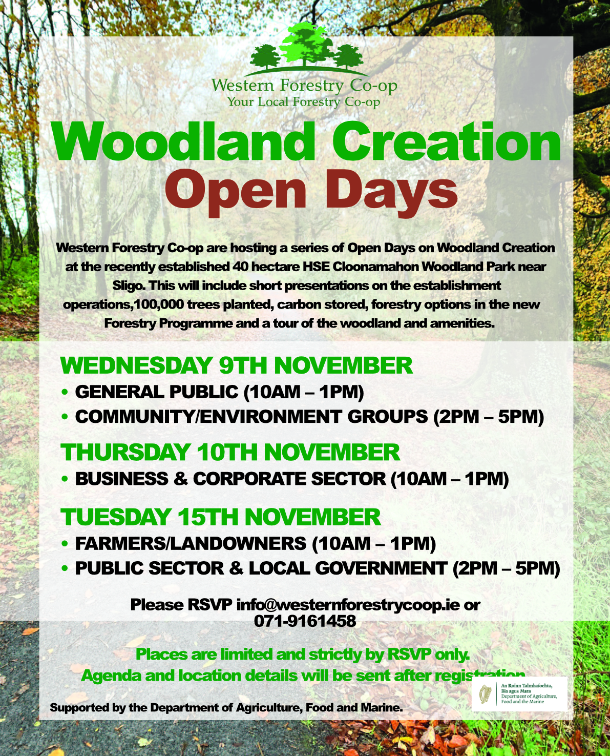 Woodland Creation Open Da